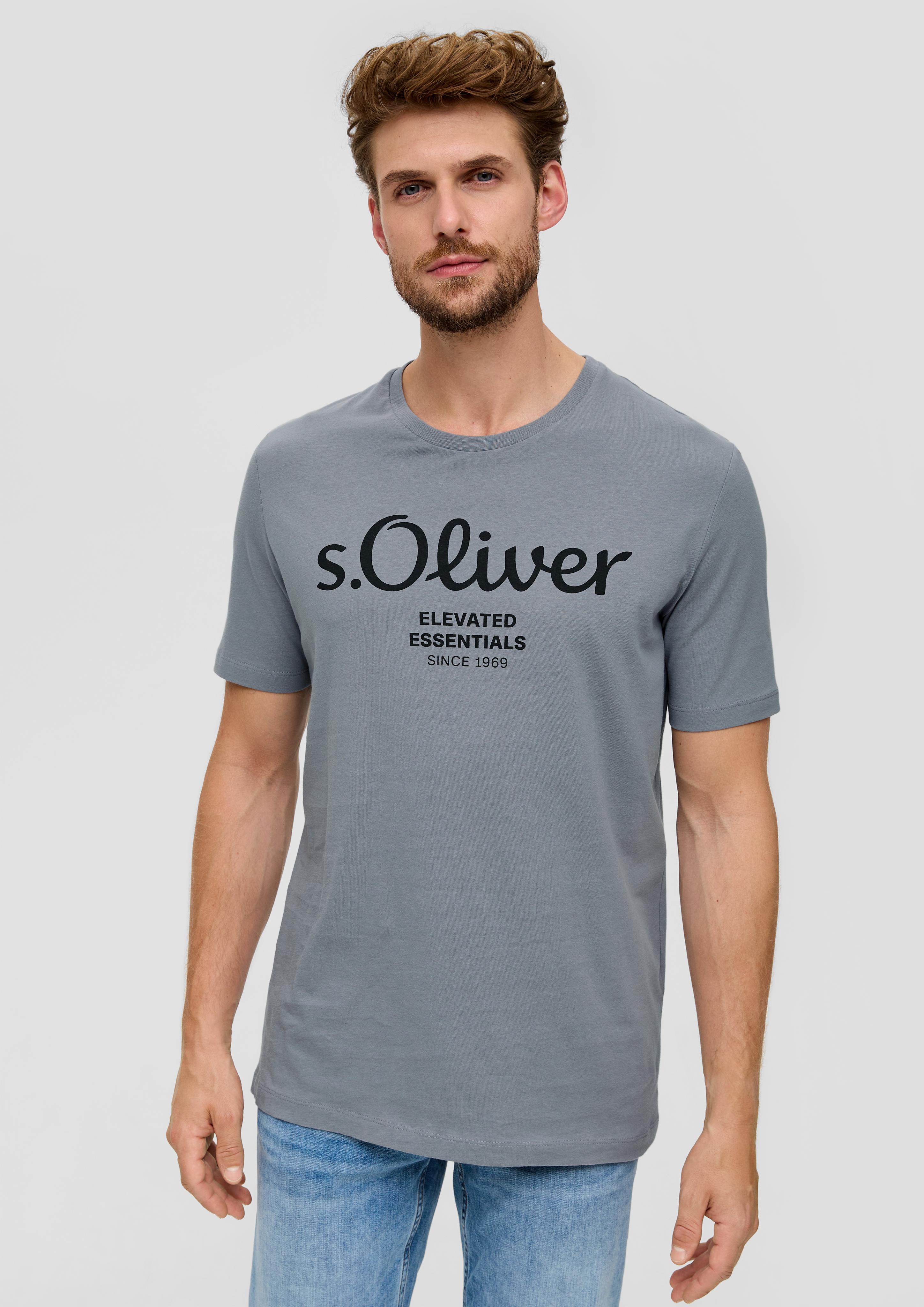 T-Shirt mit Label-Print  2139909-95D1