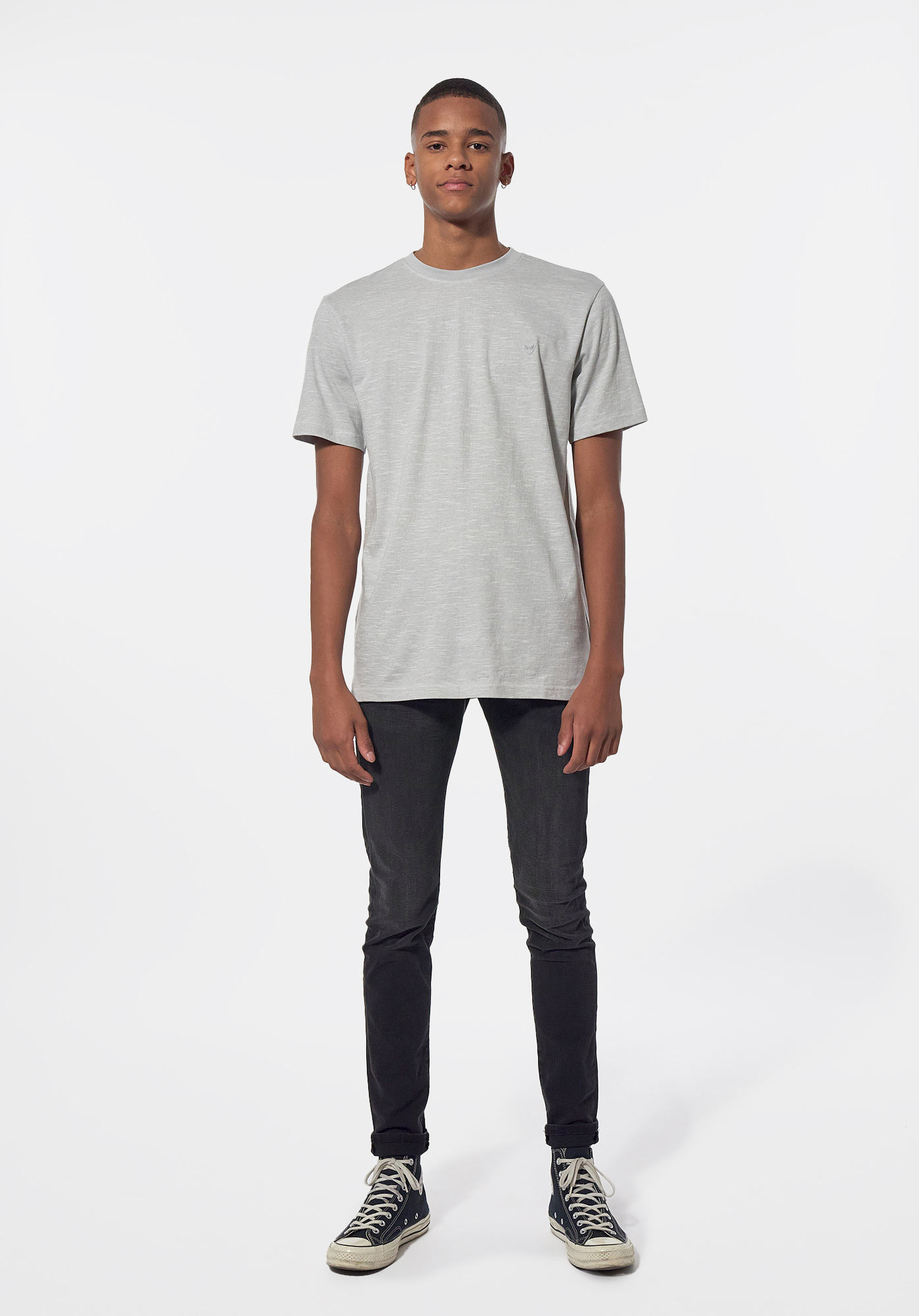 CAIN   T-shirt bleu clair Homme en 100% coton bio