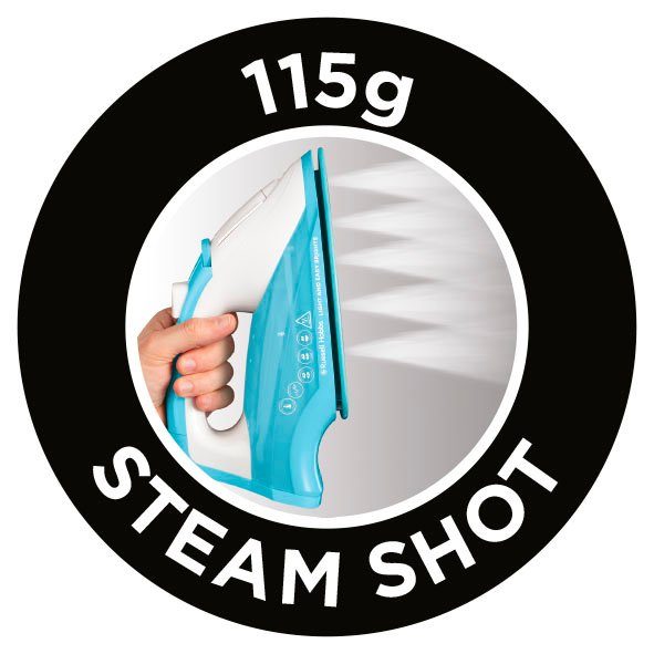 RUSSELL HOBBS Dampfbügeleisen 26482-56 Light and Easy Brights Aqua, 2400 W