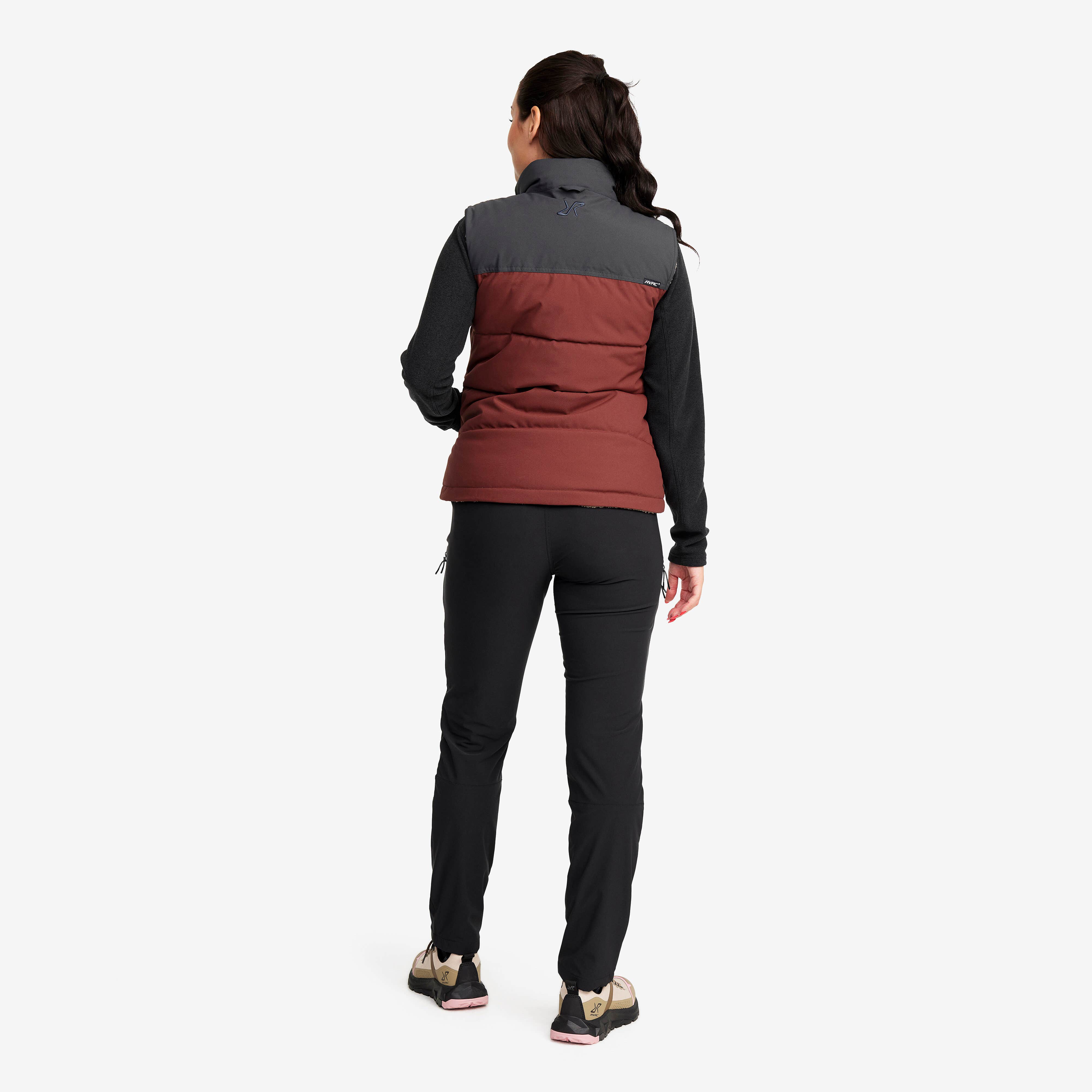 Rollick Reversible Vest Femme Earth