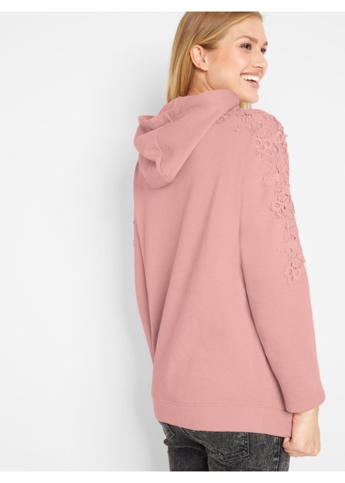 Umstands-Sweatshirt / Still-Sweatshirt mit Spitze
