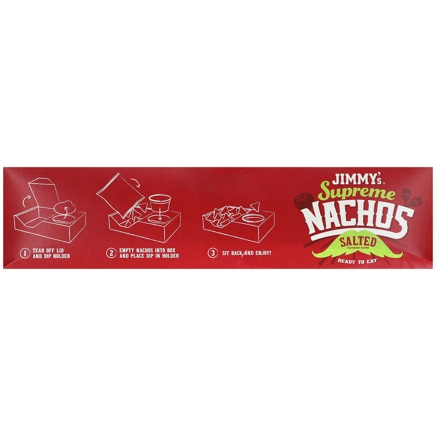 Jimmy's Supreme Nachos To Go Salted with Salsa Dip 200g