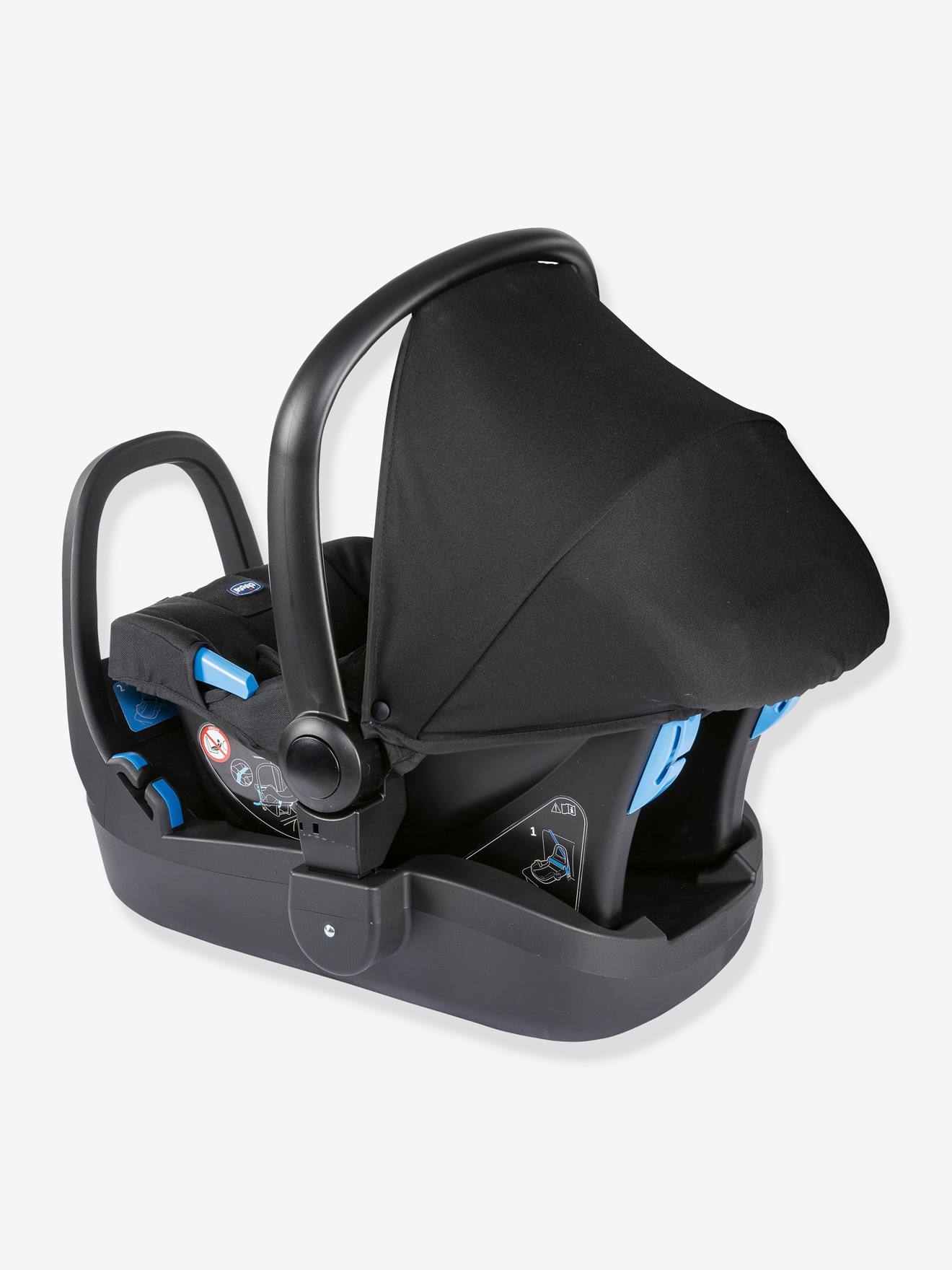 Base ceinturée pour siège-auto Kaily groupe 0+ du Trio Best Friend+ Comfort CHICCO black