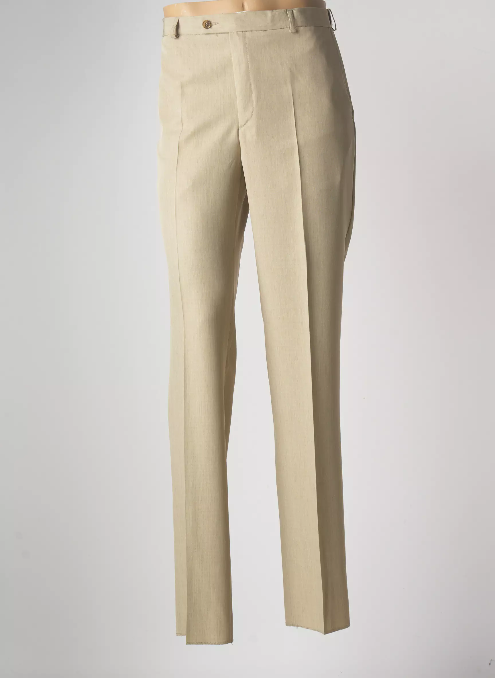 Pierre D Arlanc Pantalons Droits Homme couleur beige