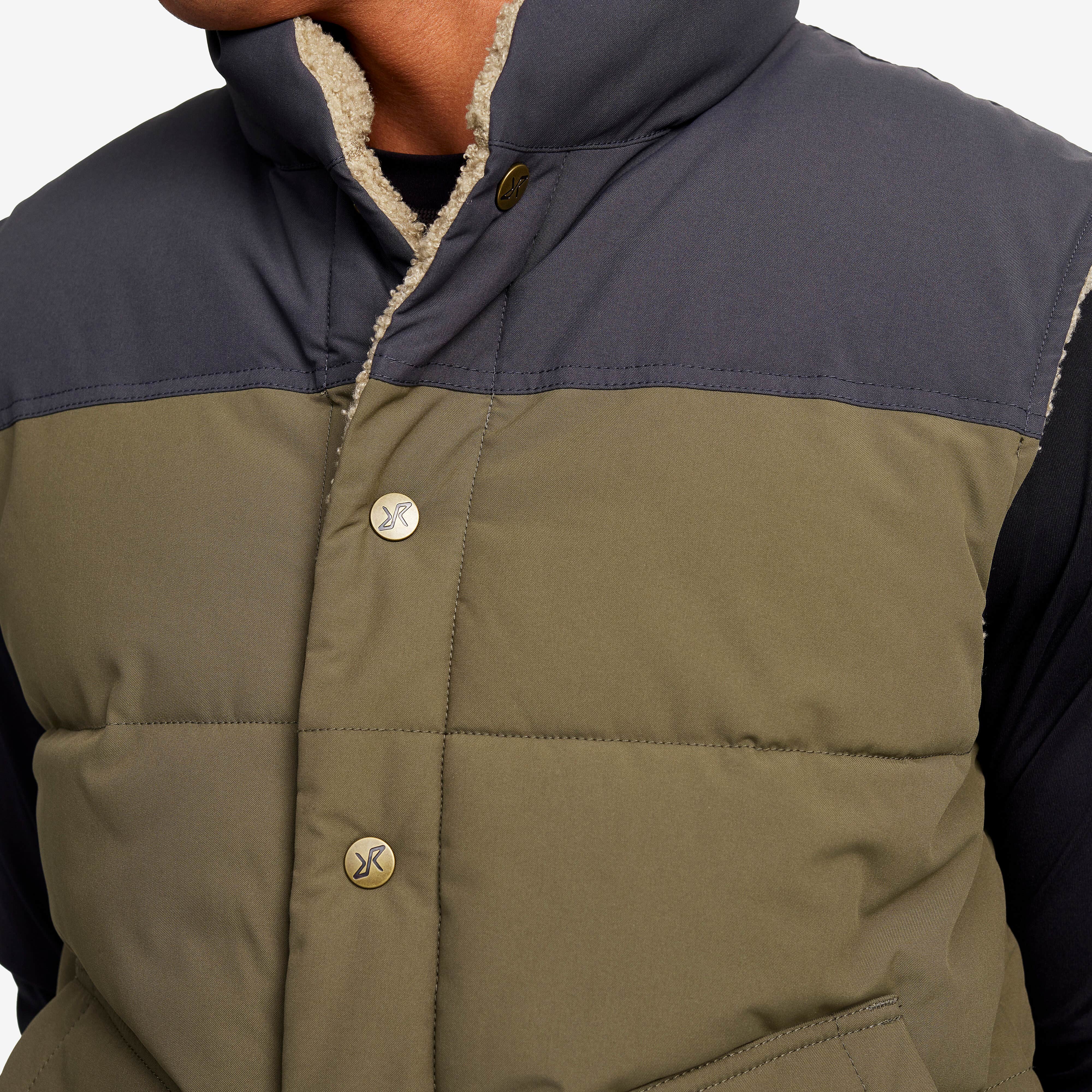 Rollick Reversible Vest Homme Grape Leaf