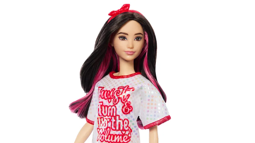 Barbie Fashionista Puppe - Red Mesh Dress