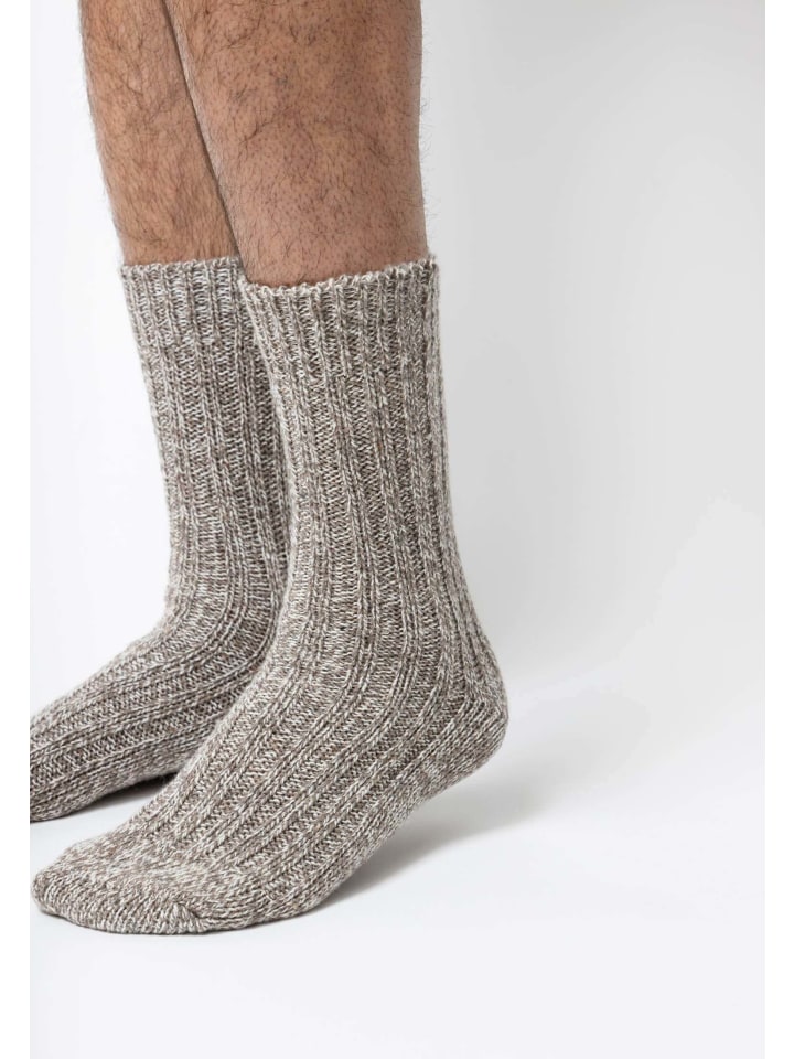 SNOCKS Norweger Socken 2 Paar in Mix (Offwhite/Braun) günstig kaufen