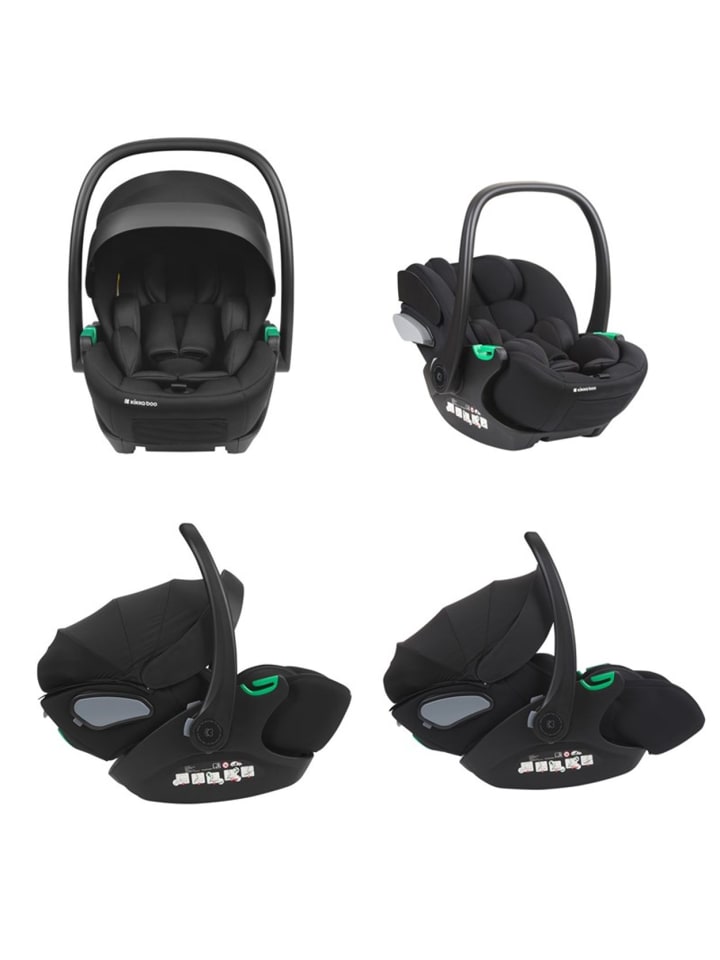 Kikkaboo Babyschale i-Trail i-Size in schwarz günstig kaufen onesize