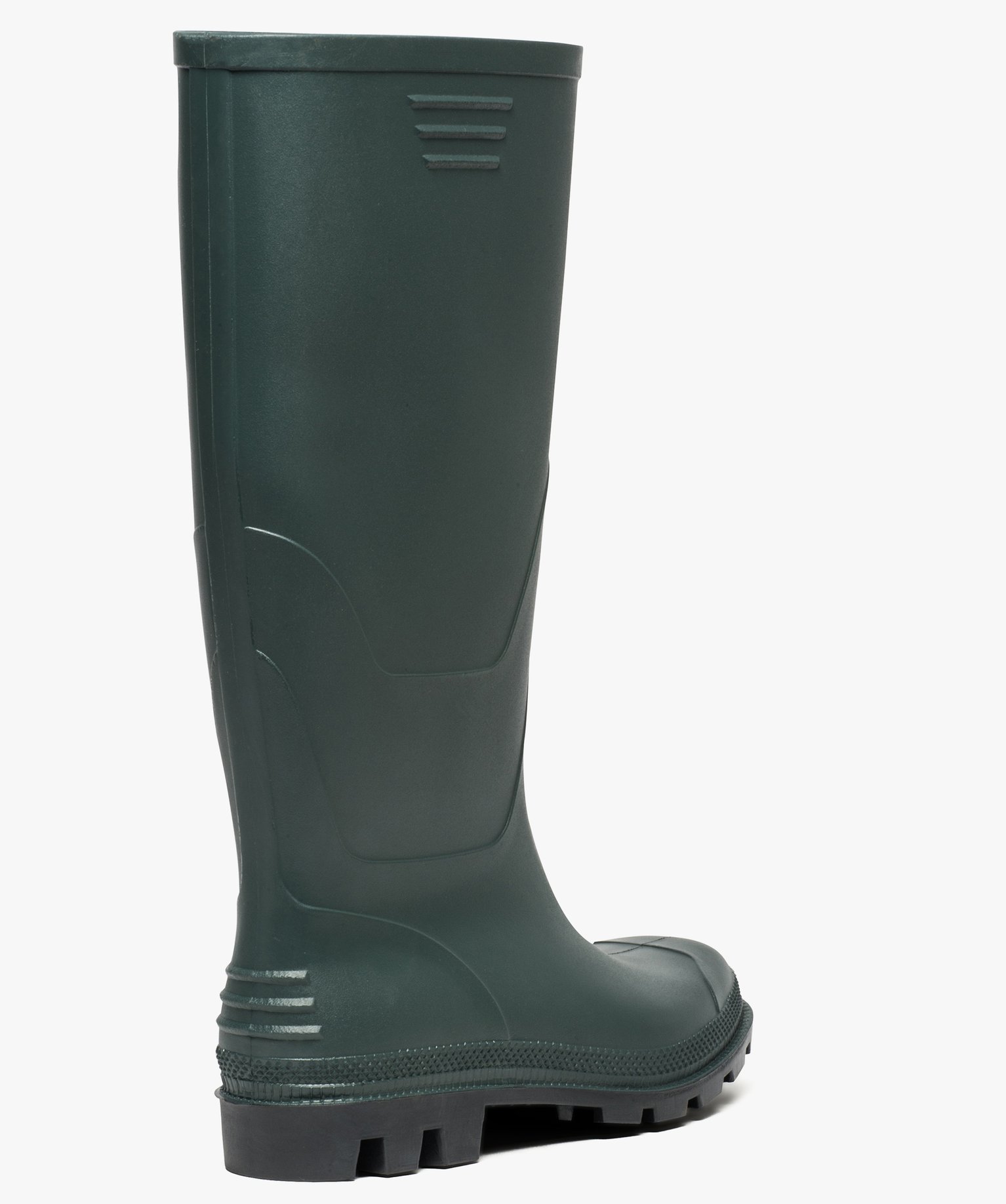 Bottes de pluie à semelle crantée kaki | GEMO