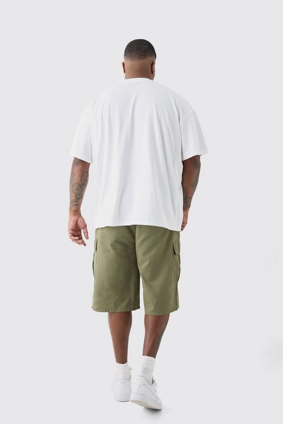 Plus Pour Homme T-Shirt in Weiß