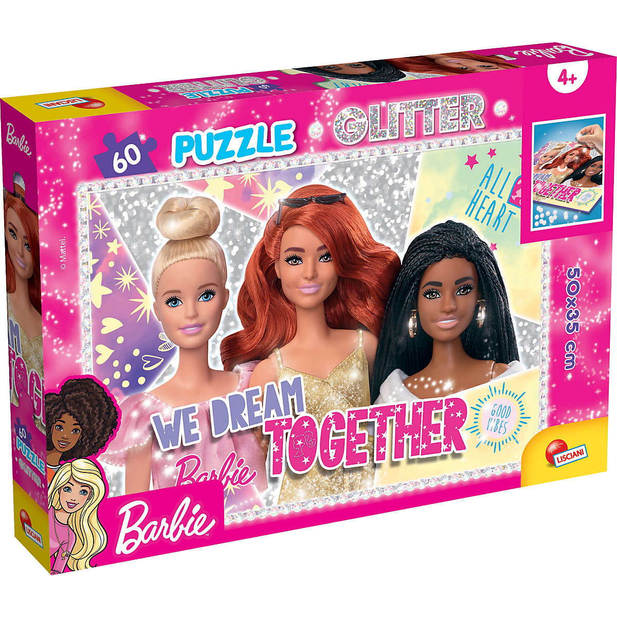 Barbie Glitter Puzzle 60 Teile -Selfie!