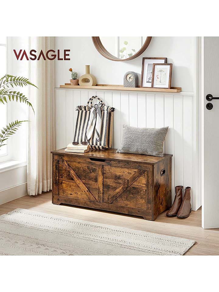 Songmics Aufbewahrungskiste in Braun - (B)100 x (H)46 x (T)40 cm günstig kaufen onesize