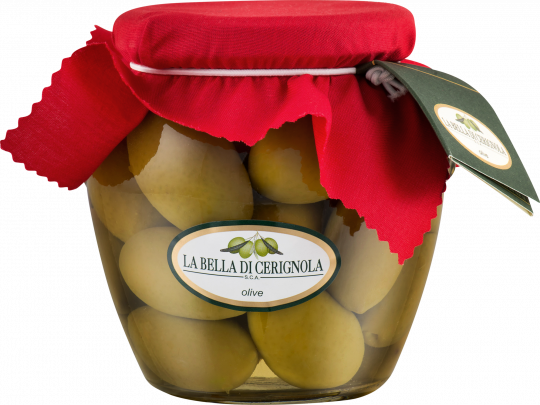 La Bella Cerignola Grüne Riesenoliven 580g