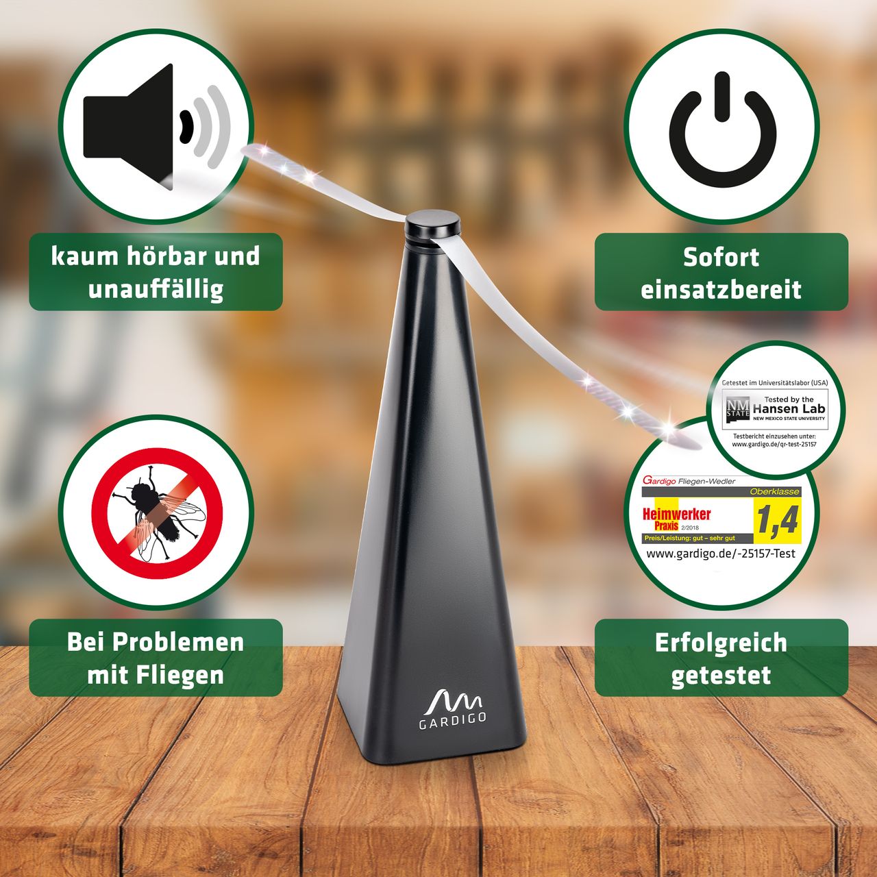 Tevigo Gardigo Fliegen-Wedler inkl. Batterie
