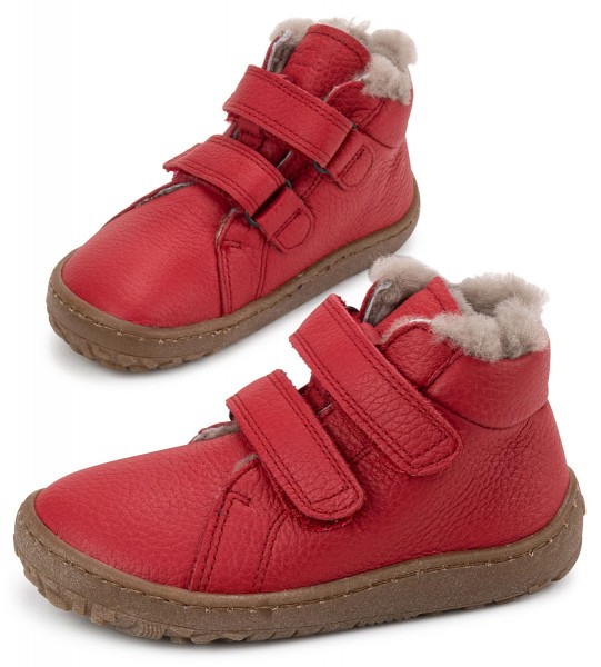 Froddo ~ Winter Furry MidCut Klett Leder ~ Red