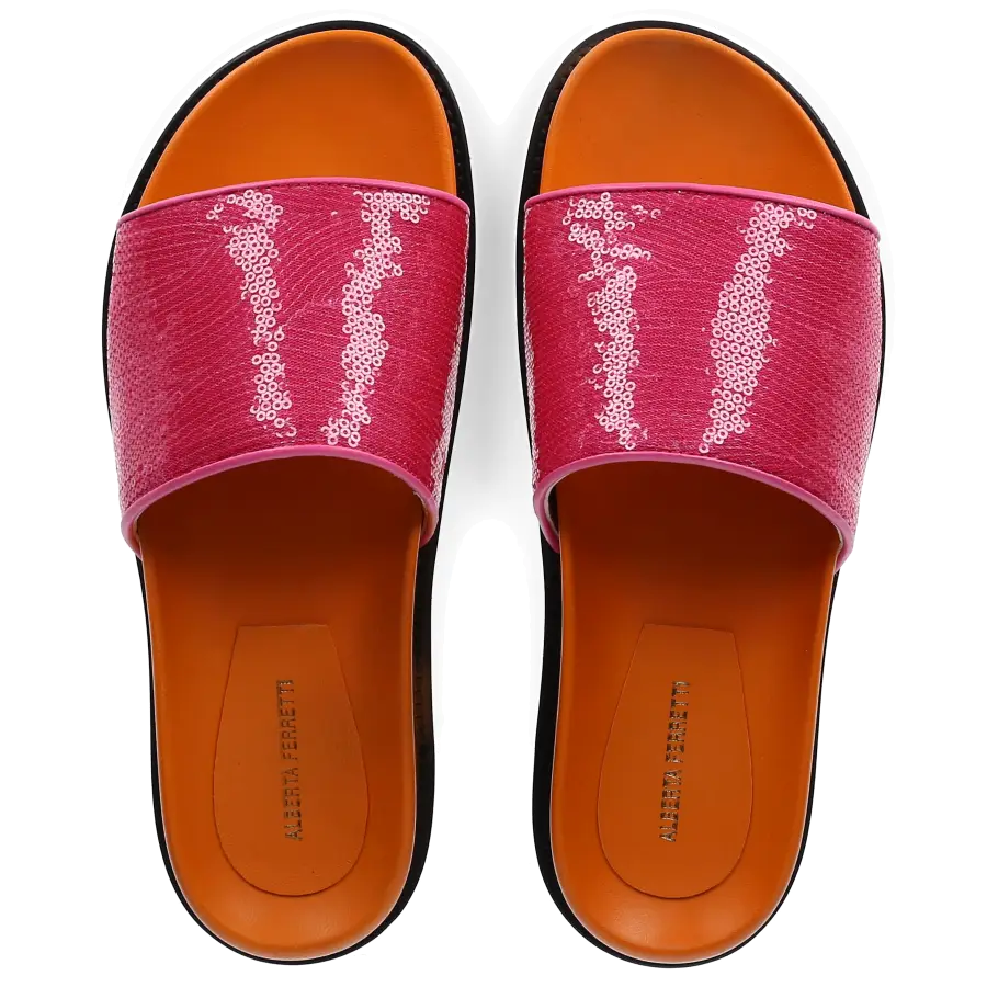Alberta Ferretti - Badeschuhe 28014 Gummi - pink