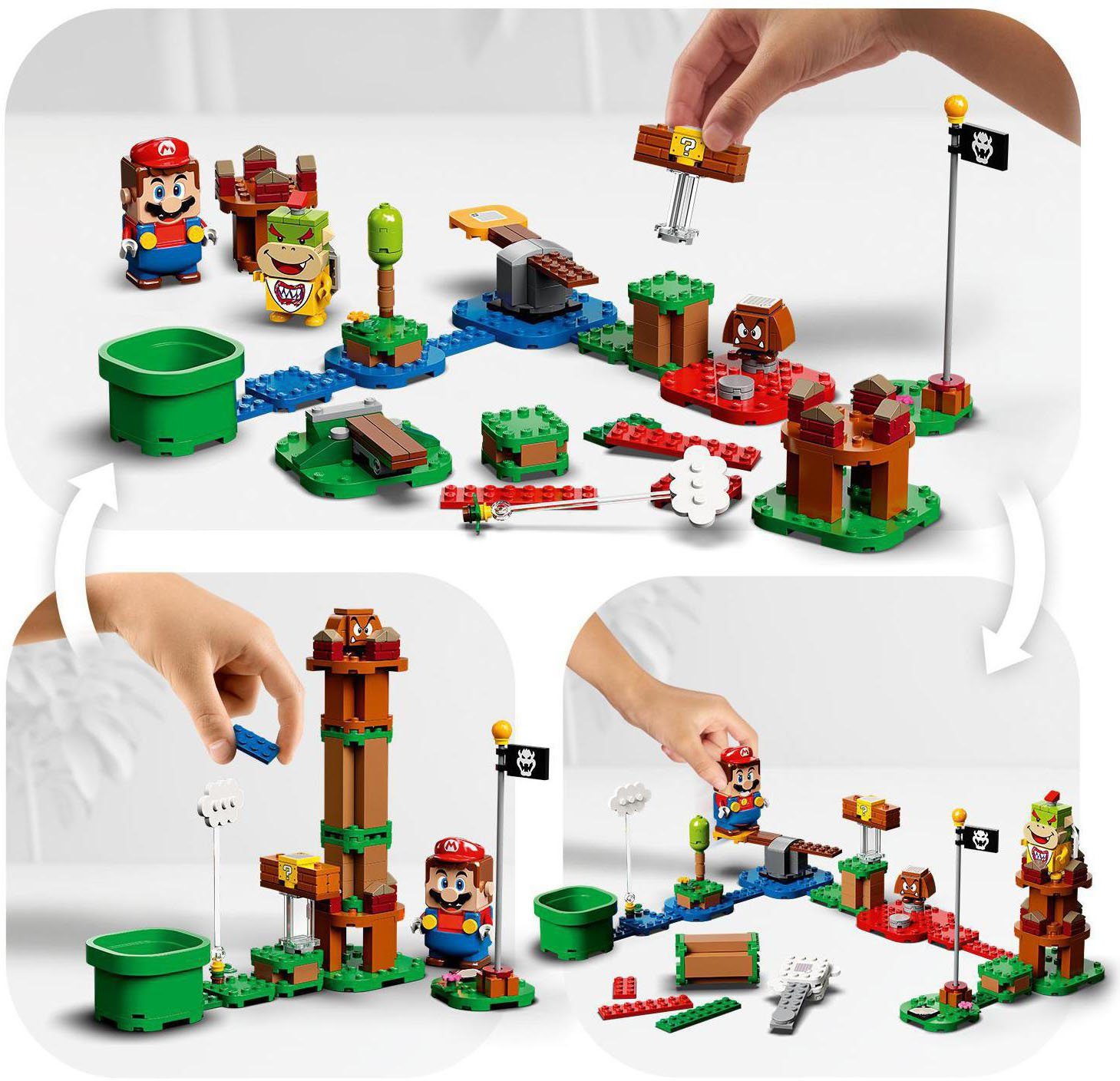 LEGO® Konstruktionsspielsteine Abenteuer mit Mario – Starterset (71360), LEGO® Super Mario, (231 St)