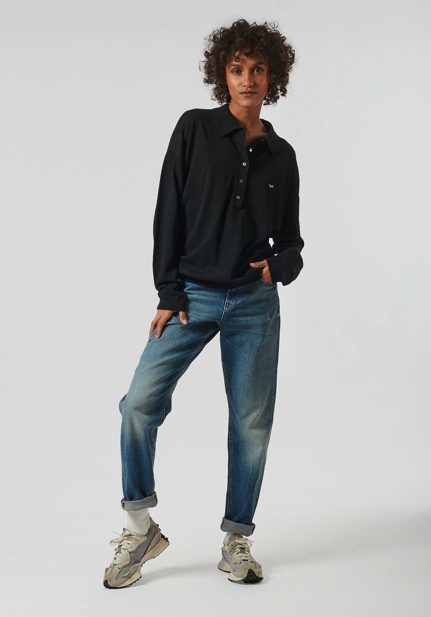 LIVIA  Pull noir femme