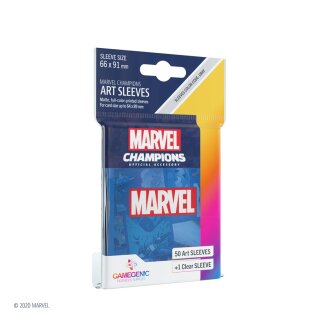 Gamegenic - Marvel Champions Art Sleeves - Marvel Blue (50 + 1)