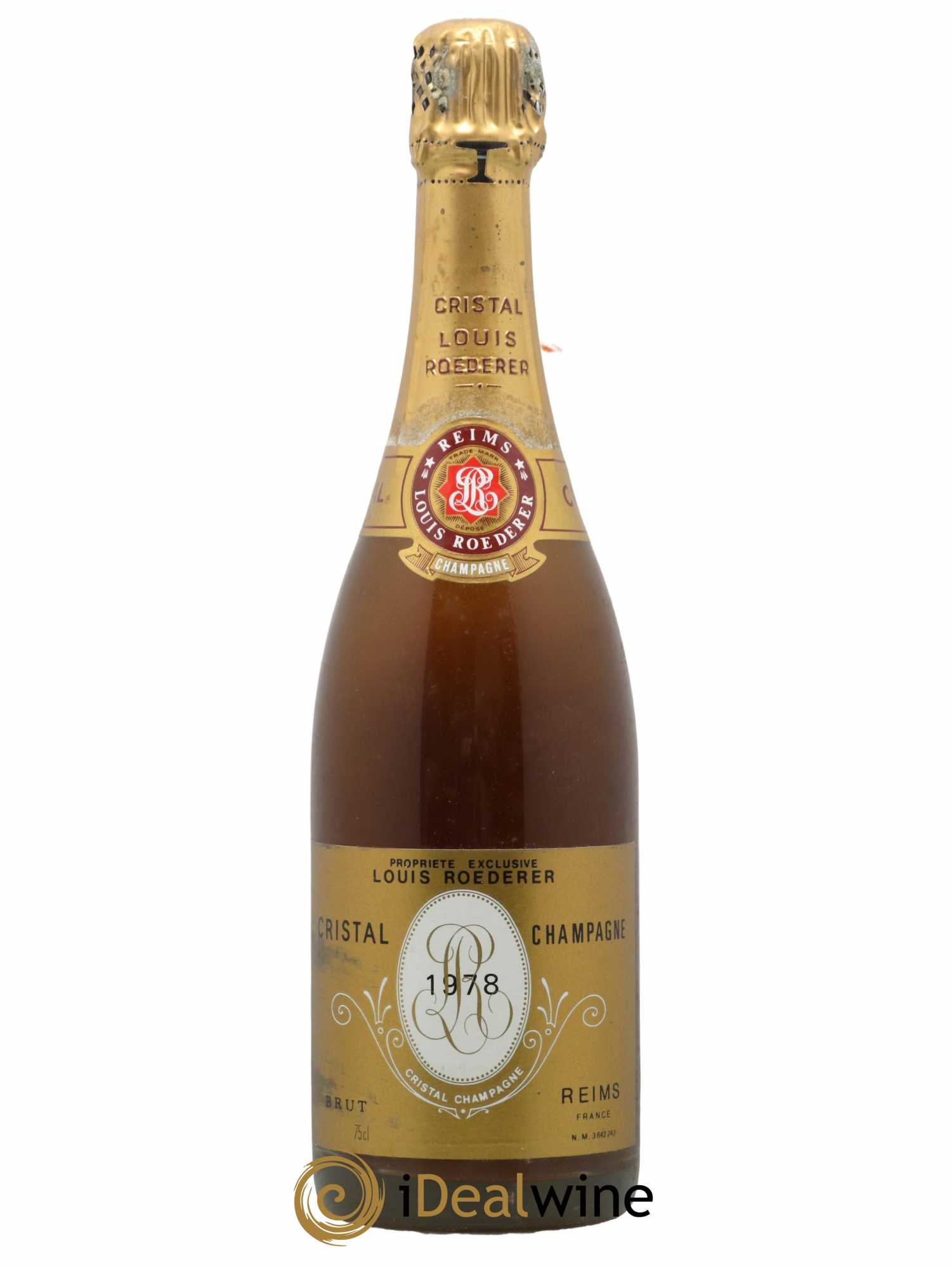 Cristal Louis Roederer  1978 - Lot de 1 Bouteille