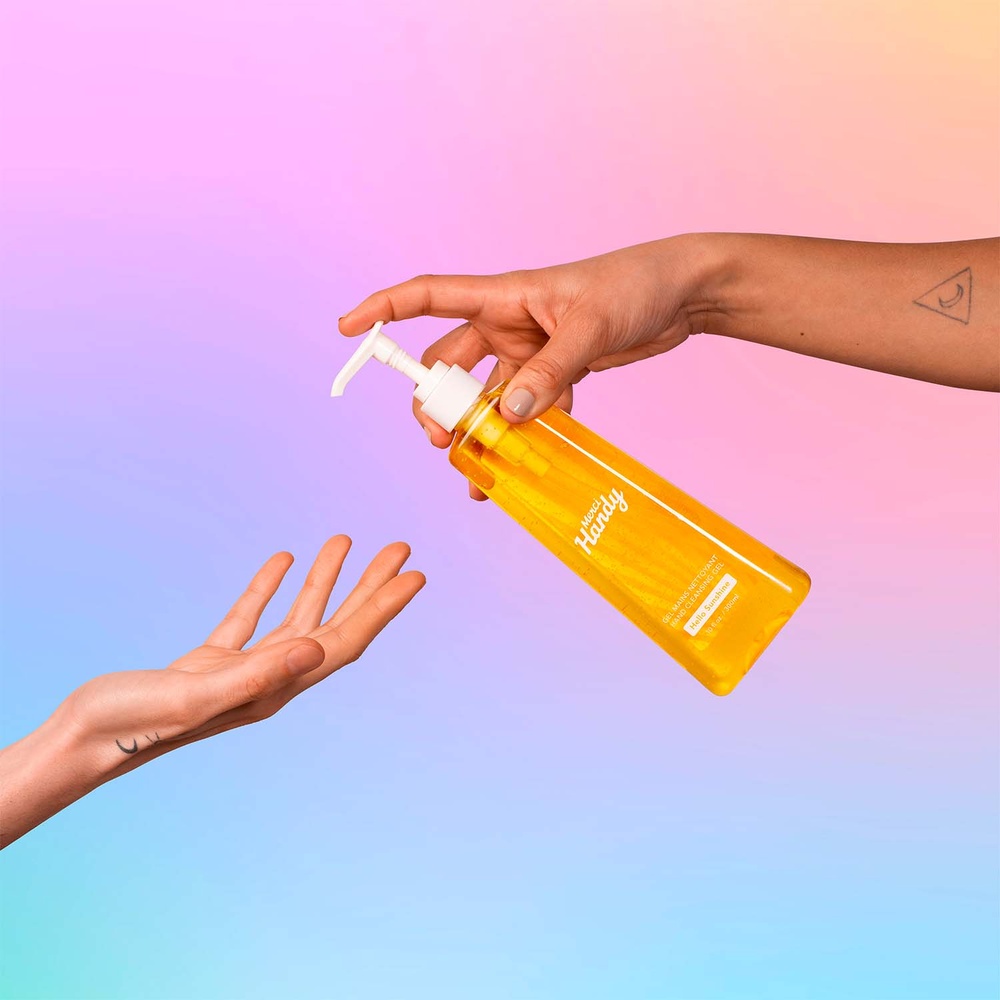 Merci Handy Gel Main Nettoyant 300ml Hello Sunshine Gel mains nettoyant grand format