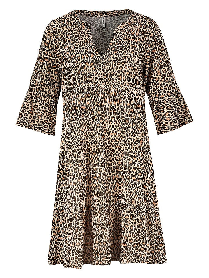 Sublevel Kleid in Beige/ Braun günstig kaufen L