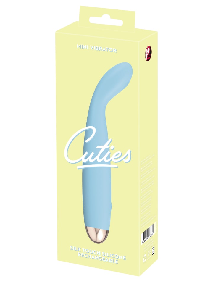 Cuties Vibrator Mini Vibrator in blau günstig kaufen 18,5 cm