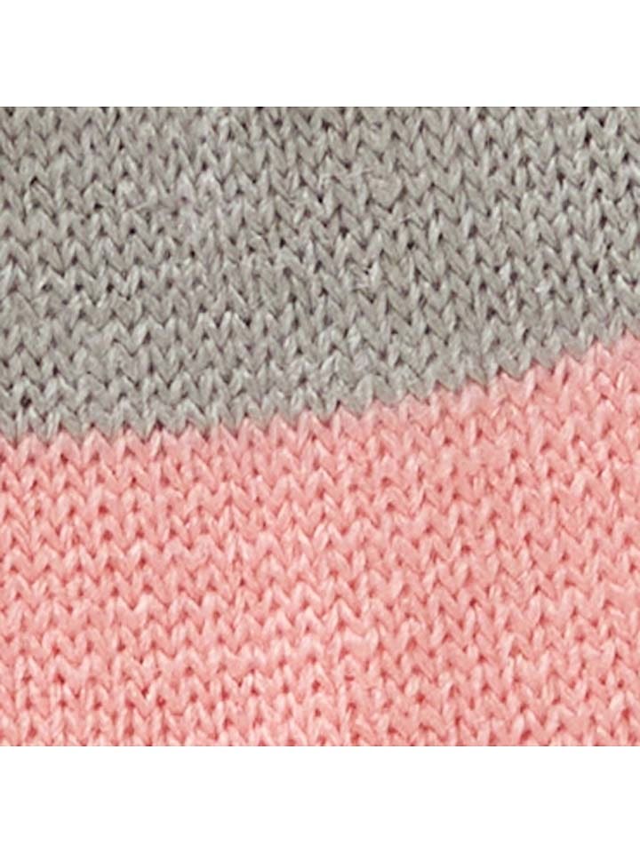 Benetton Beanie in Grau/ Rosa günstig kaufen