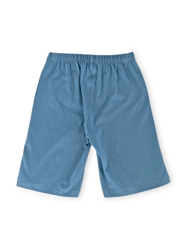 Sigikid Shorty Pyjama Kinder Schlafanzug in grau/blau günstig kaufen