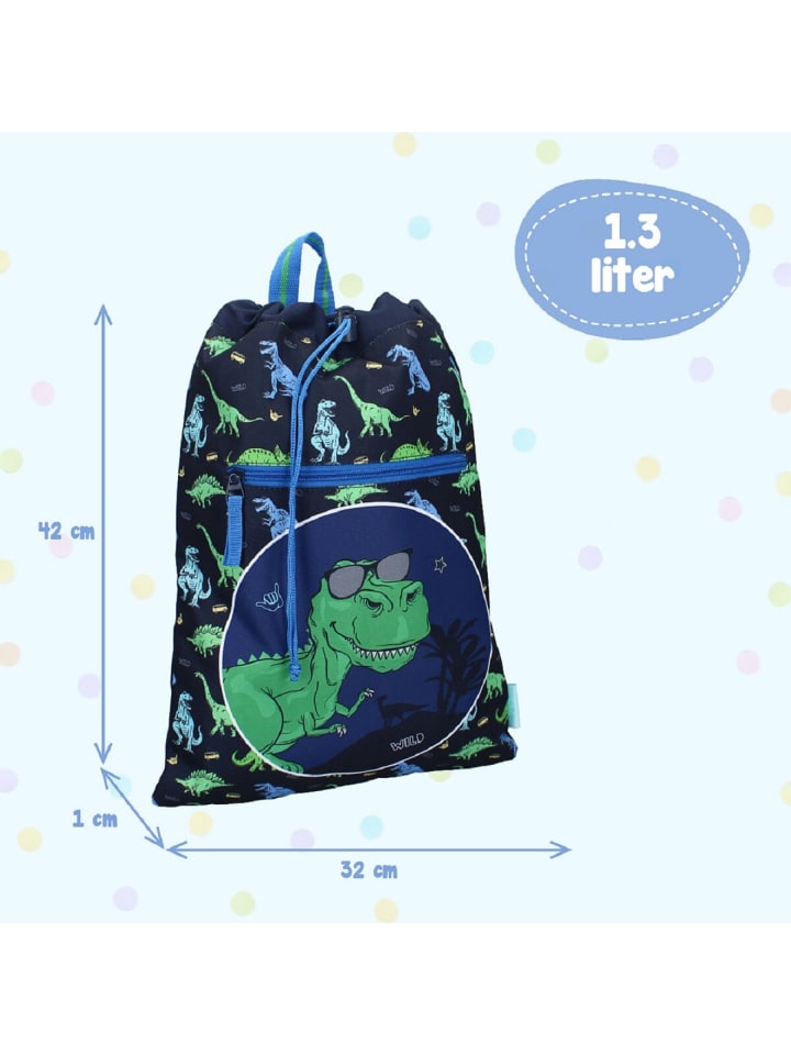 COFI 1453 Prêt Sportbeutel für Jungen – Ideal für Schule & Freizeit in Blau günstig kaufen 32 cm
