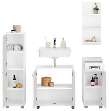 Schildmeyer Badmöbel-Set Cadi, (Set, 4-St)