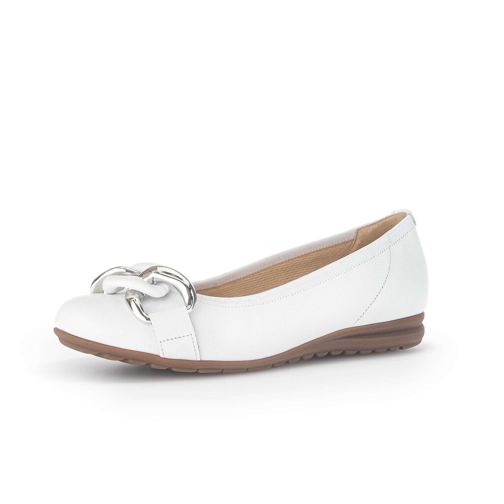 Gabor comfort Sportliche Ballerina weiß