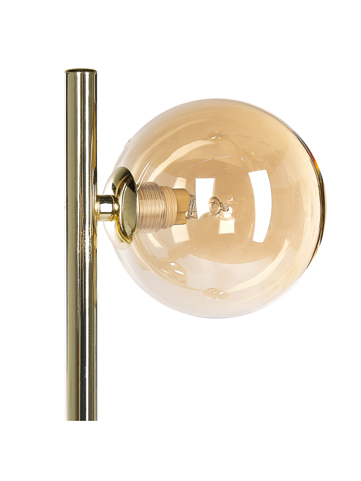 Beliani Stehleuchten RAMIS in Gold - (W) 23 x (H) 154 x (L) 23 cm günstig kaufen onesize