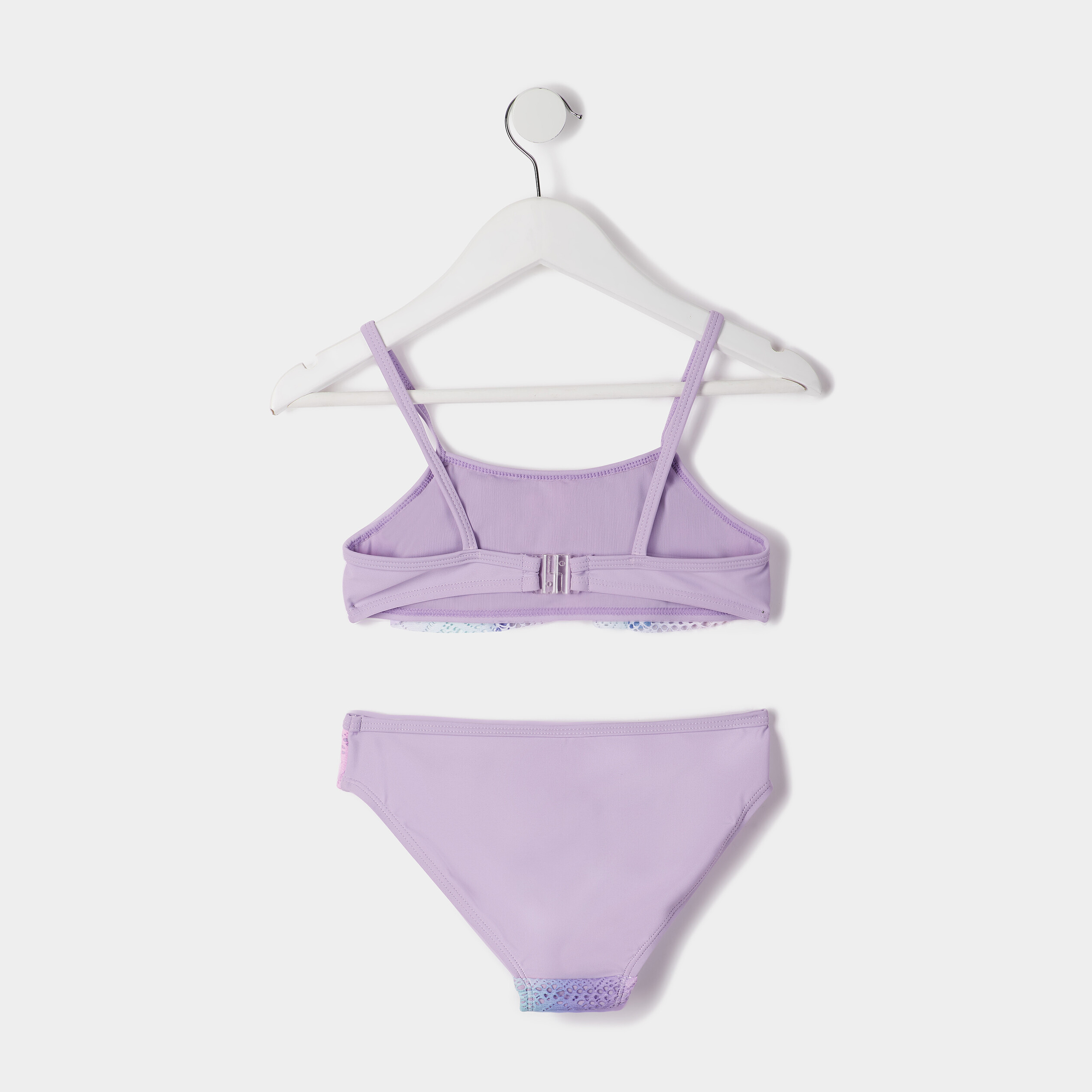 Maillot de bain 2 pièces parme fille | La Halle