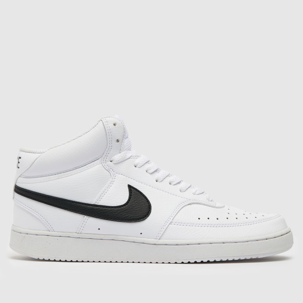 Nike Court Vision Mid Next Nature – Vita och svarta träningsskor