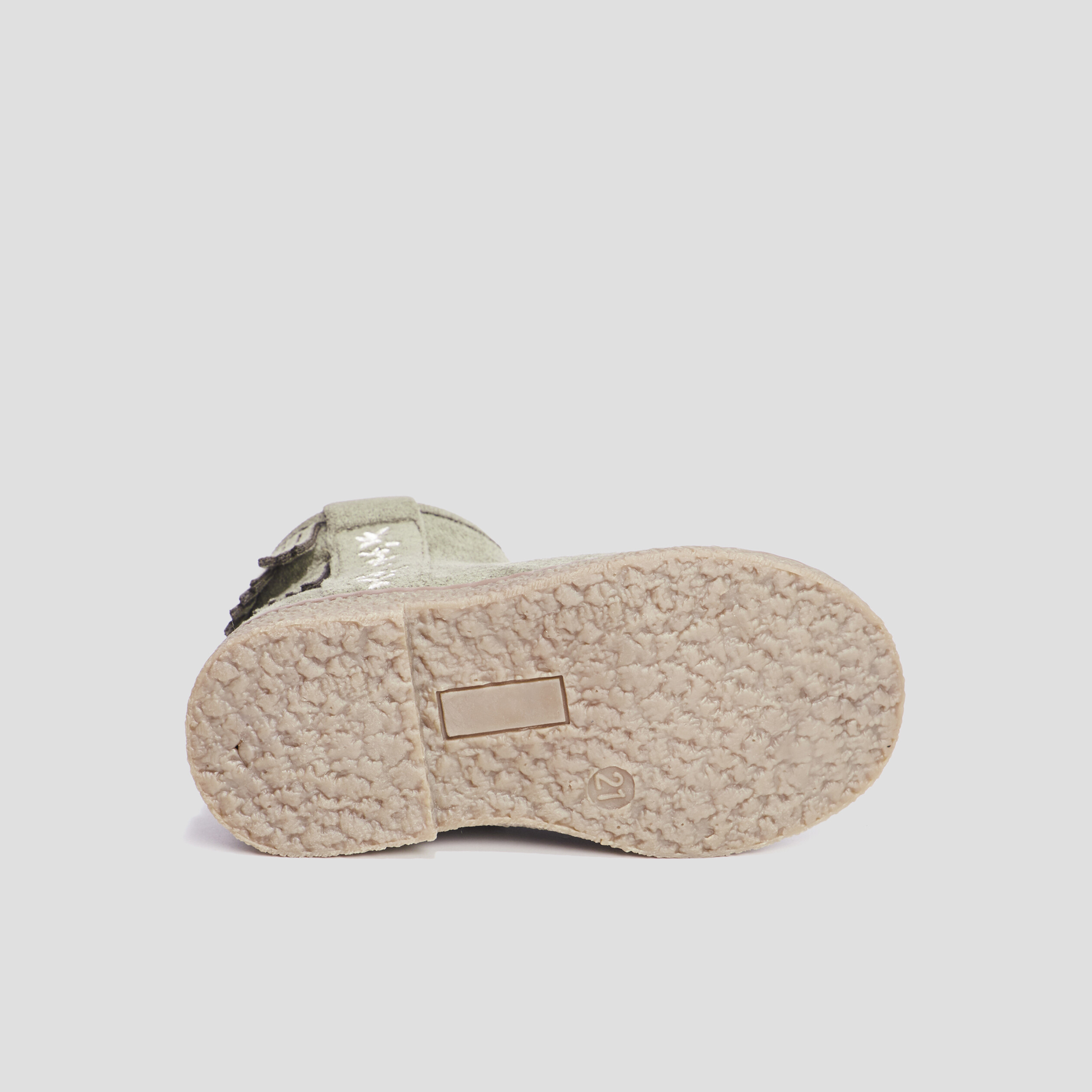 Bottines à franges vert kaki bébé fille | La Halle