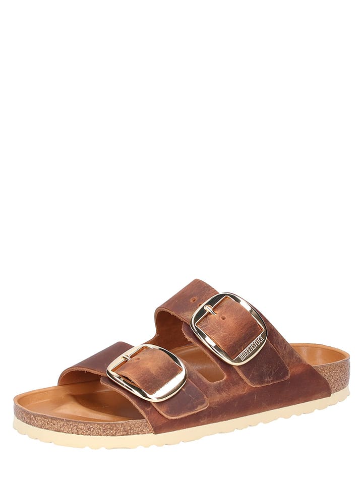 Birkenstock Leder-Pantoletten 