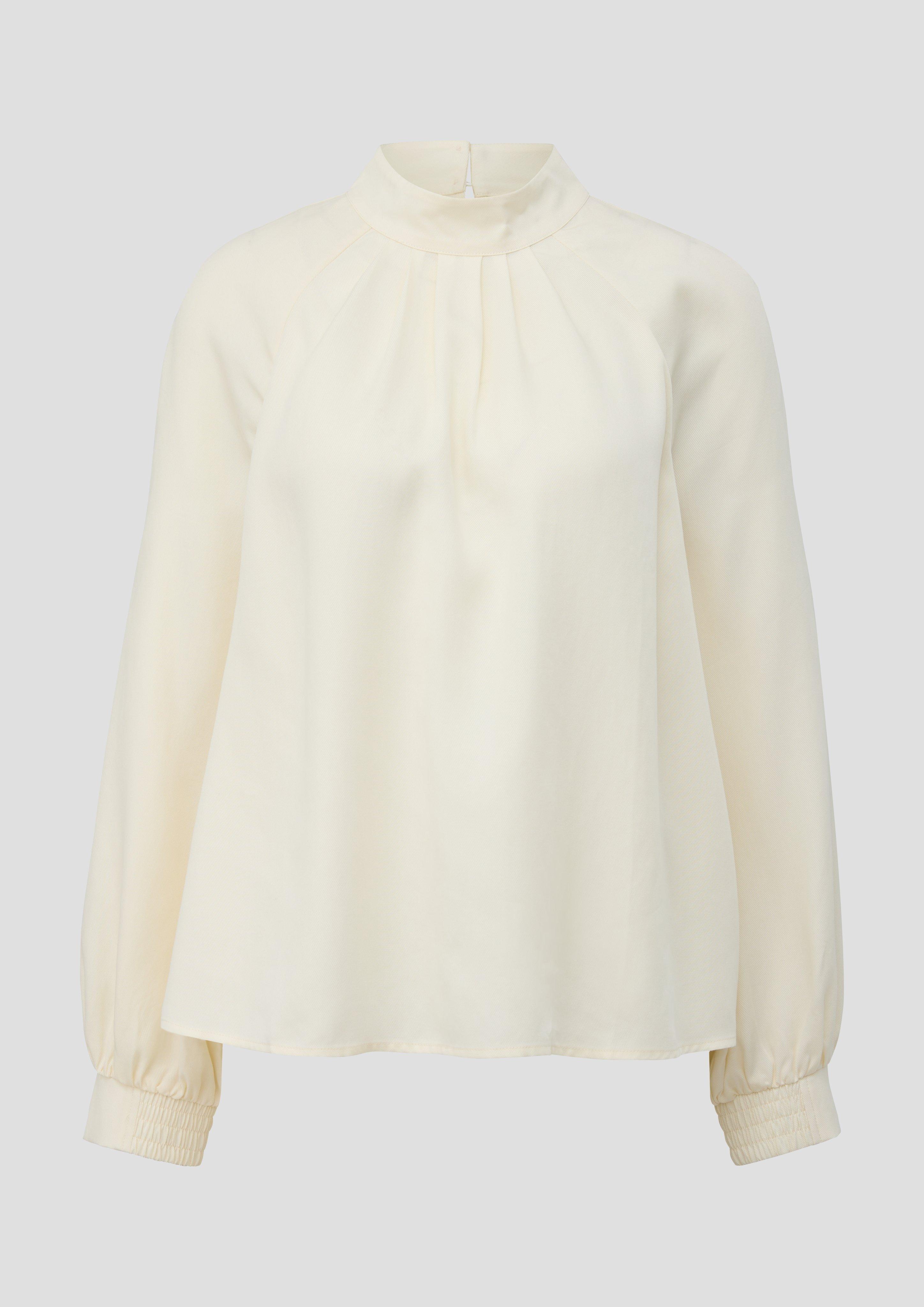 Hochgeschlossene Bluse aus Lyocell  2139172-0700