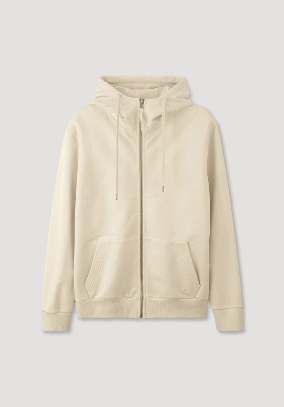 Zip-Hoodie aus reiner Bio-Baumwolle
