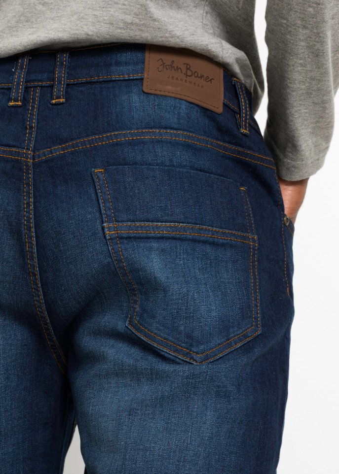 Classic Fit Stretch-Jeans, Straight