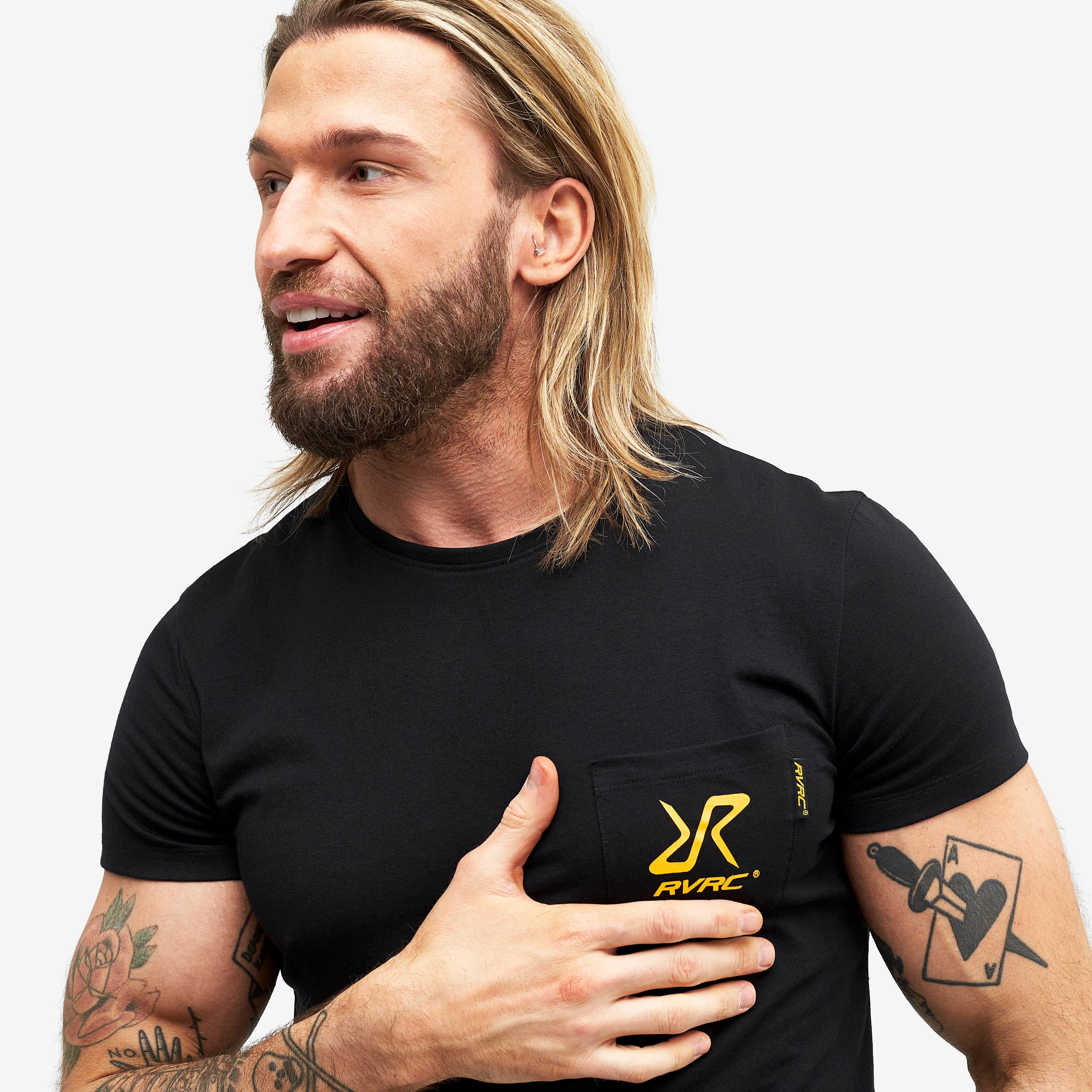 Fat Logo Tee 2.0 Homme Black/Yellow