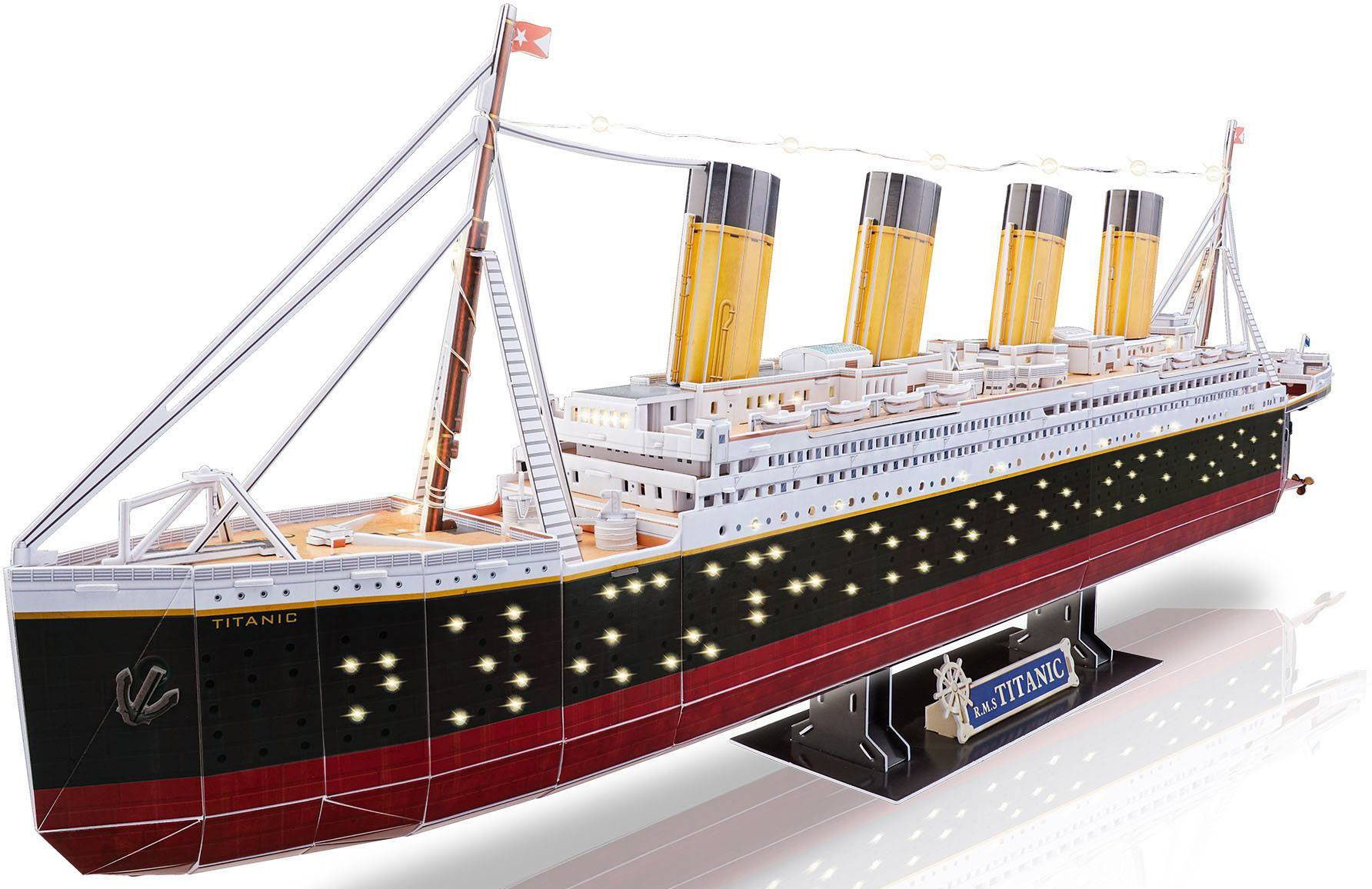 Revell® 3D-Puzzle RMS Titanic LED, 266 Puzzleteile