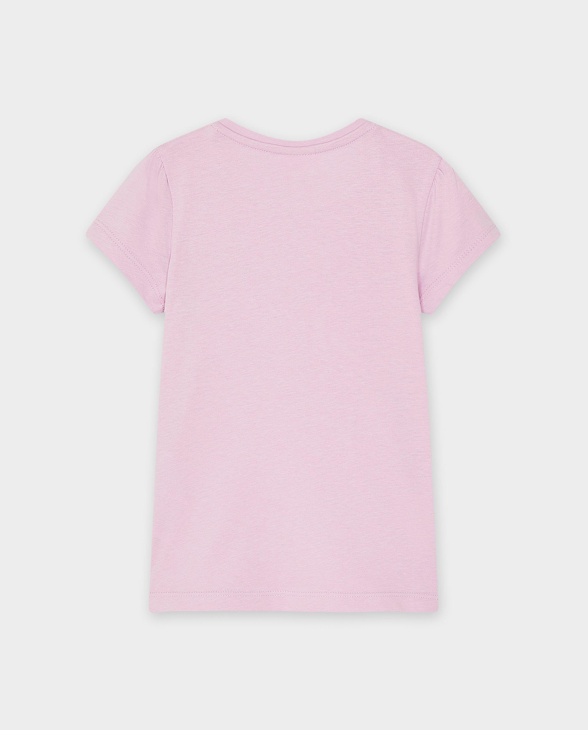 Tricou S. Oliver cu imprimeu foto roz