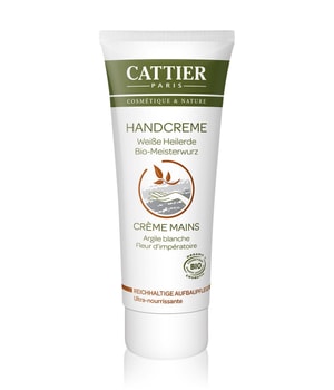 Cattier Handpflege Weiße Heilerde - Bio-Meisterwurz Handcreme-75 ml