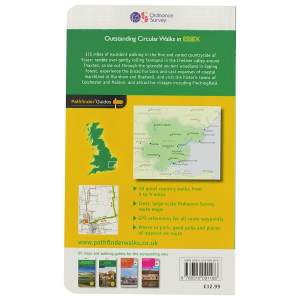 Ordnance Survey - Essex Pathfinder PG044 - Wanderführer