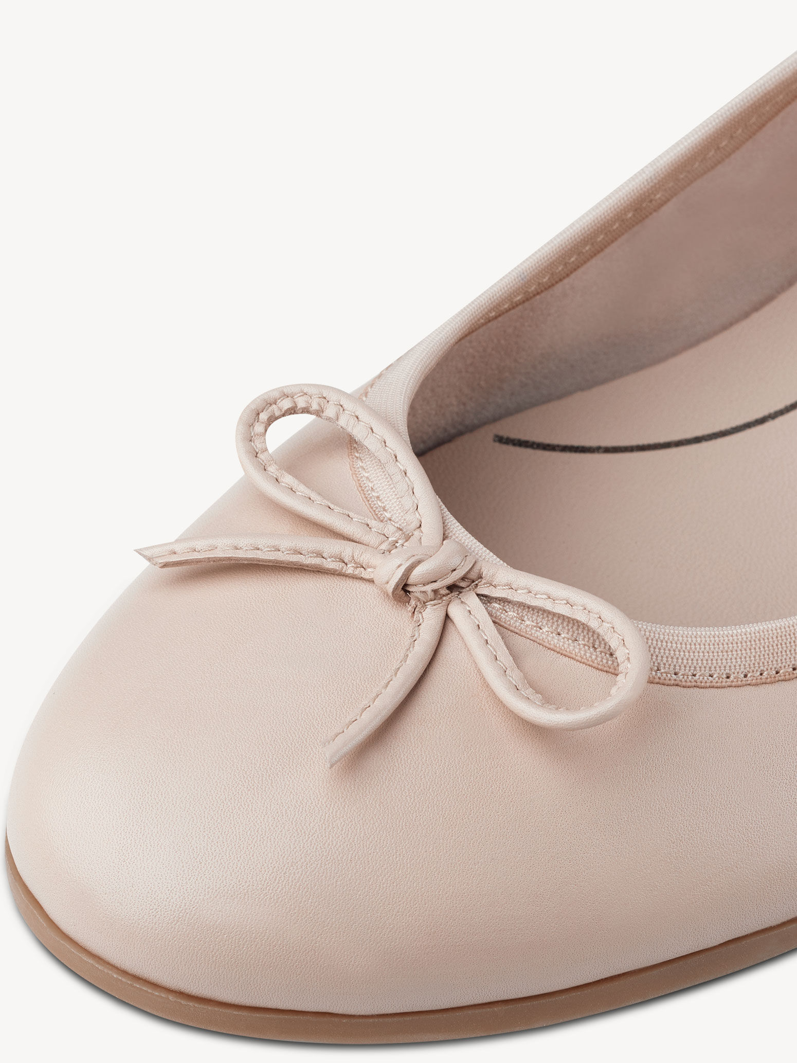 Ballerine en cuir - rose