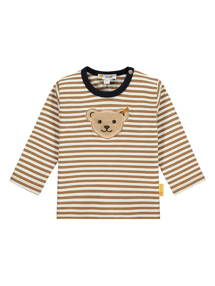 Steiff Longsleeve in Hellbraun günstig kaufen