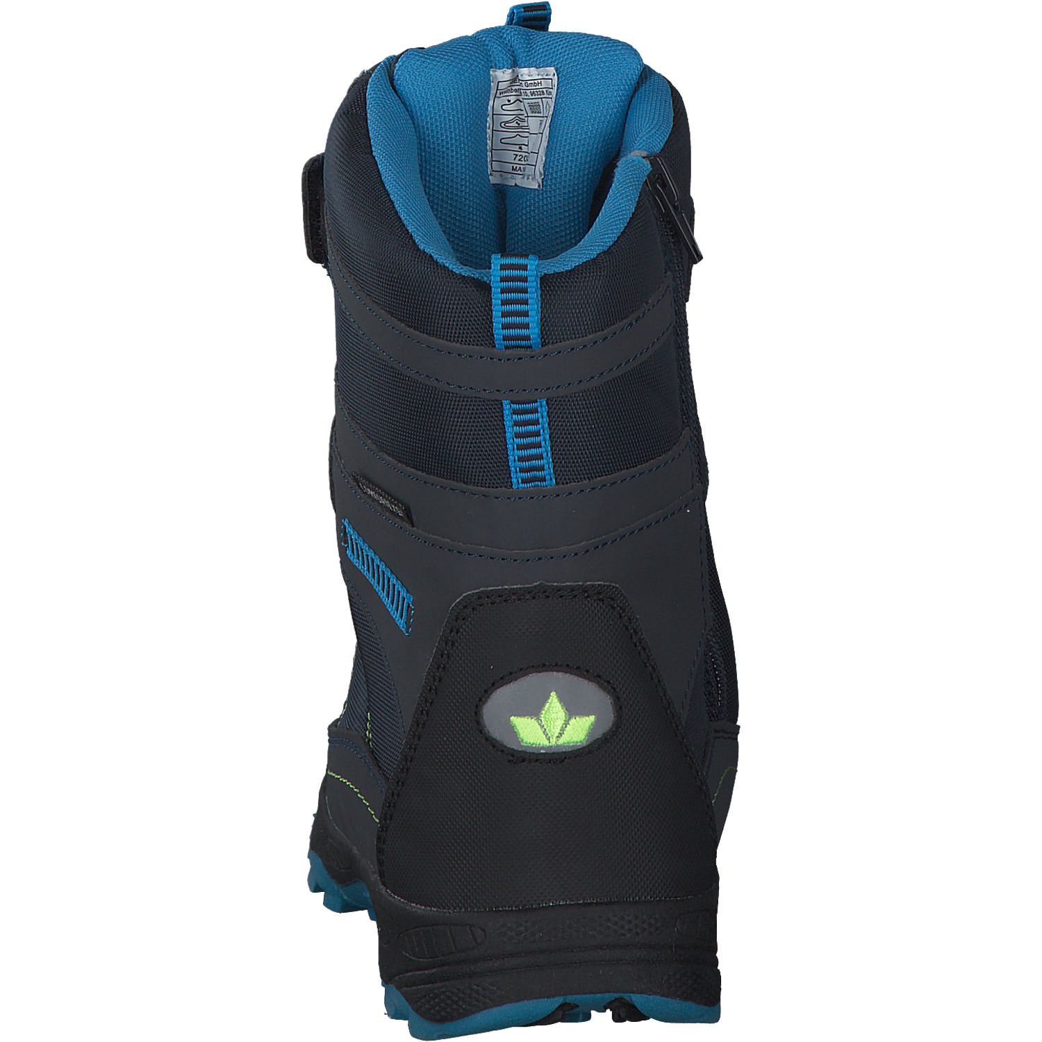 Geka Sundsvall, Winterstiefel, Kinder, marine/blau/lemon