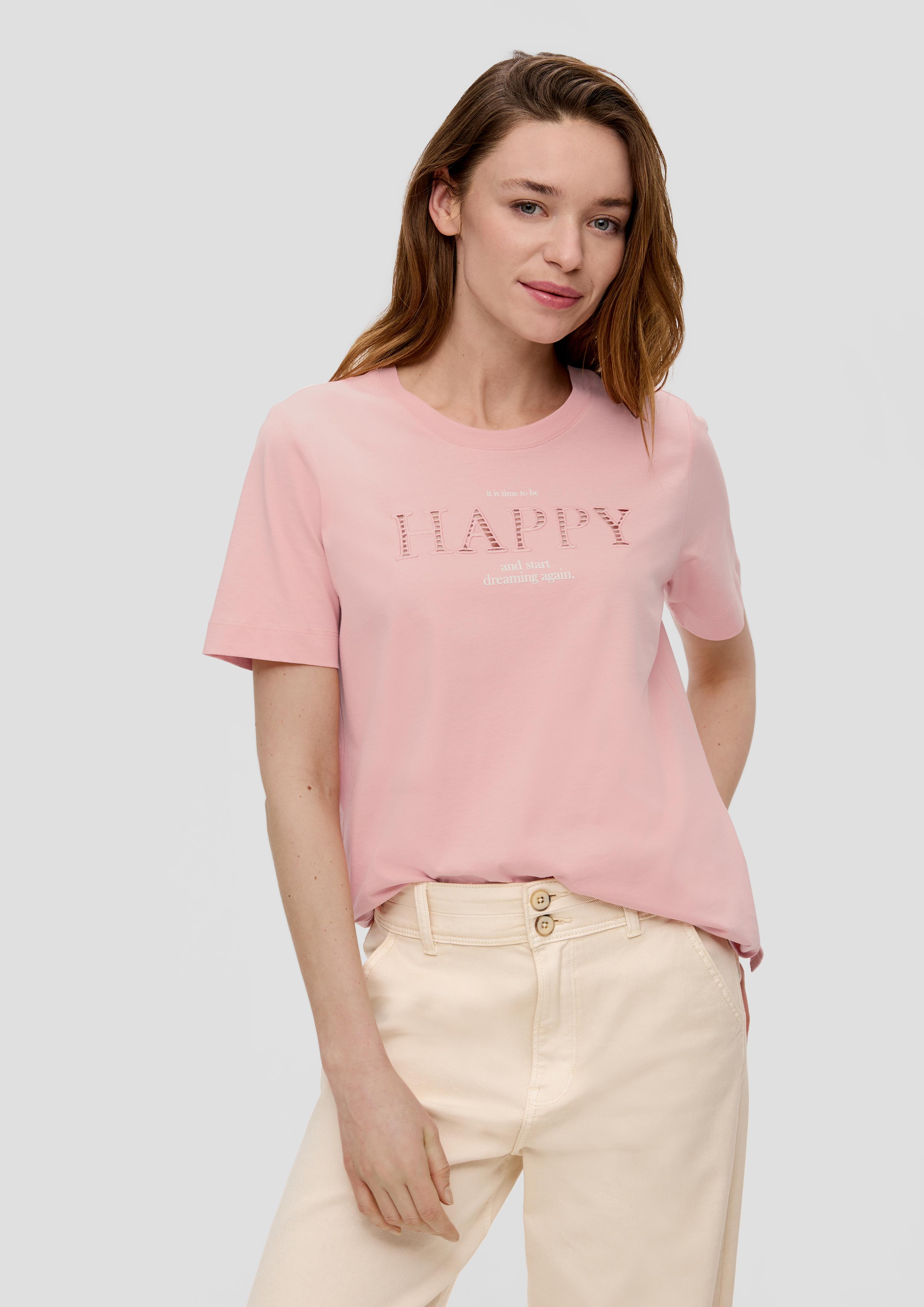 T-Shirt mit Frontprint  2144448-42D0