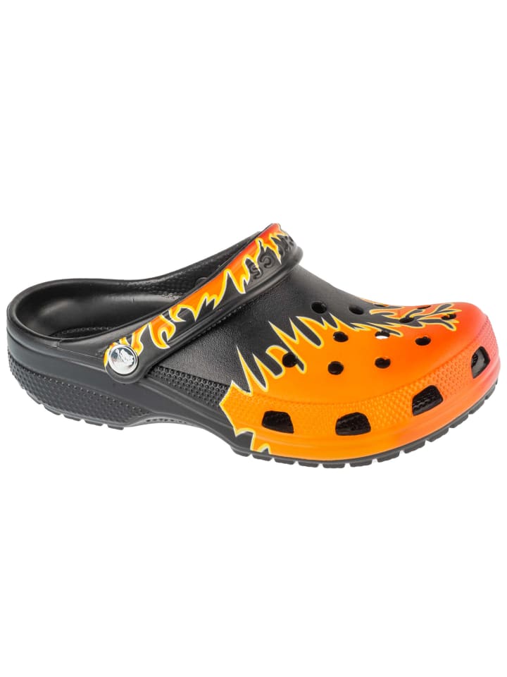 Crocs Crocs Classic Flames Clog in Schwarz günstig kaufen